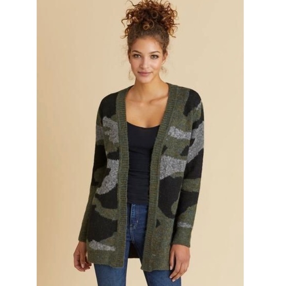 rd style camo cardigan